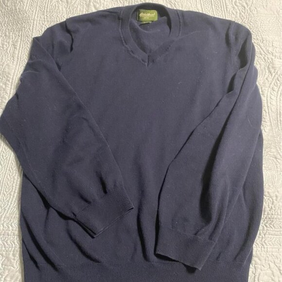 Eddie Bauer Navy Blue Pullover Sweater - Picture 1 of 5